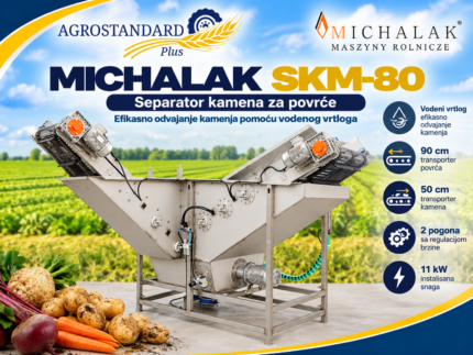 Michalak SKM-80 separator kamena za krompir i korenasto povrće