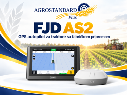 FJD AS2 GPS autopilot navigacija za traktor sa fabričkom pripremom, terminal i GNSS prijemnik